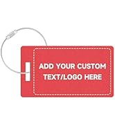 Personalized Luggage Tags for Suitcases, Custom Metal Engraved Tag for Cruise Travel Backpacks, C...