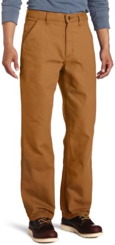 Carhartt Men's Washed Duck Work Dungaree Pant,Carhartt Brown,34W x 32L