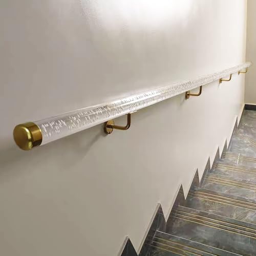 AcrylicKit per ringhiera di sicurezza per interni ed esterni, facile da installare, design moderno, perfetto per casa e giardino