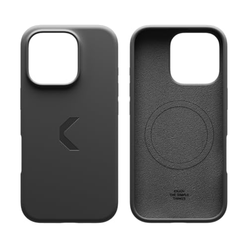 Coque en silicone noir Clemm pour Apple iPhone 16 Pro protection antichoc