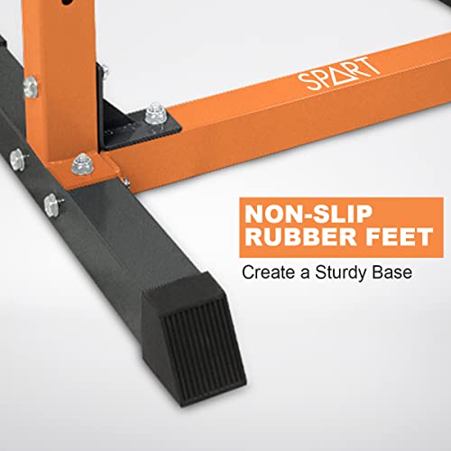 Spart Single Leg Squat Roller Stand - Adjustable One Leg Squat Stand For Bulgarian Split Squats, One Legged Lunges, Bodyweight Or Dumbbell Use #TOP6