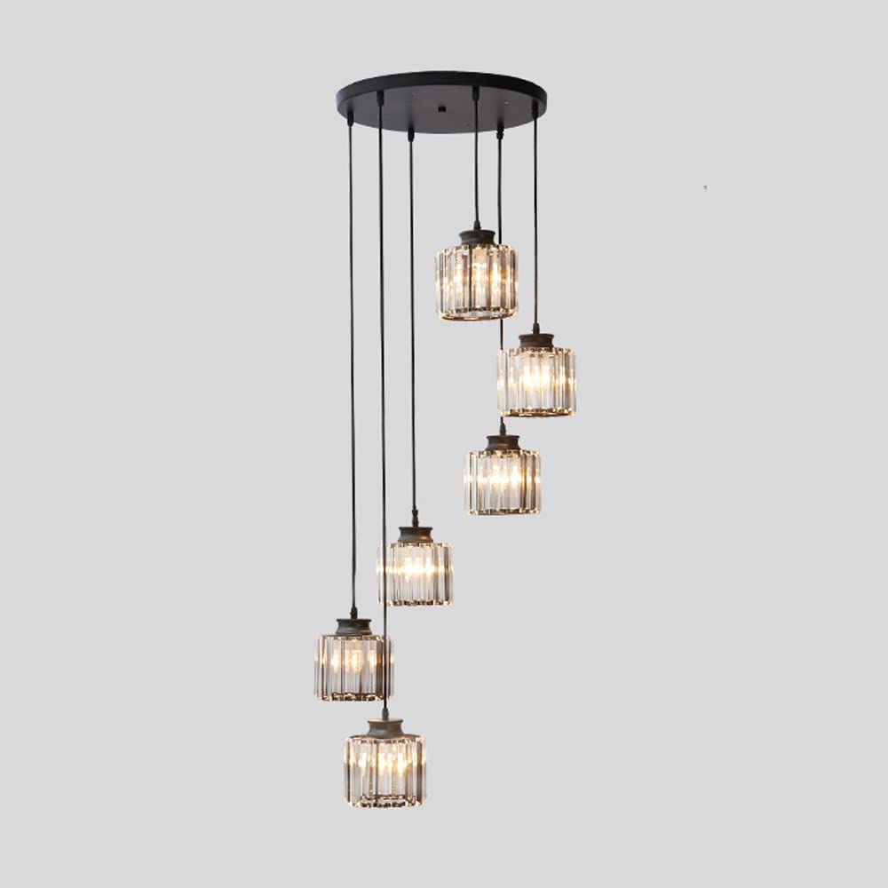 Chandelier moderne spiral LED éclairage de cage d'escalier