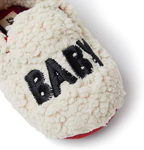 Dearfoams Unisex Lil Slipper, Baby Bear Crème Brulee, 6 9 Months Infant | Image 5