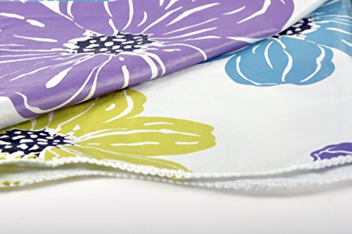 Ennas Cz219 Flannel Backed Vinyl Tablecloth Waterproof Square (60-Inch By 60-Inch Square) #TOP4