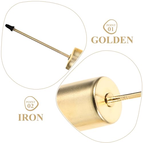 Dearmamy 655205XJFSKT08U15Z 5Pcs Christmas Taper Candle Holder Candlestick Liners Inserts Cup Advent Wreaths Candle Stand With Spike thumb #2