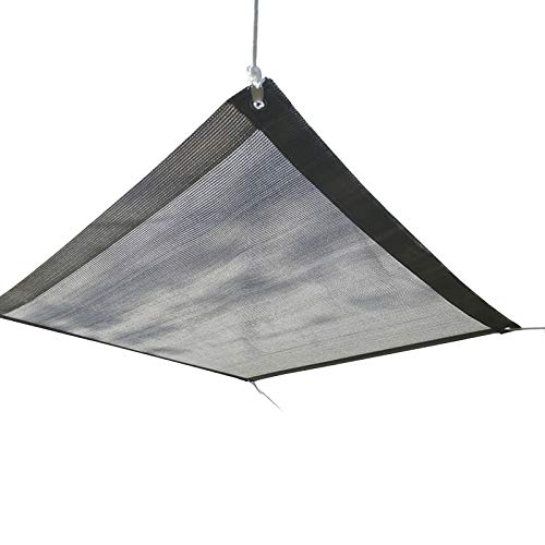 L-KCBTY Toile Solaire Voile D'ombrage - Grise, Voile Ombrage 1m 2m 3m 4m 5m 6m, Protection UV 95%, Fermeture Opacité De Lumière, Ombre Couverture pour Extérieur Pergola (Color : Gray, Size : 1x1.5m) Cover