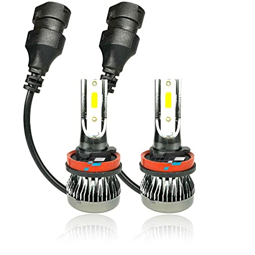 Kit Ultra Led Super Branca 6500k 22000 Lumens H4 H7 H1 H11 H3 HB4 H16-PSX PAR LÂMPADA FAROL ALTO BAI