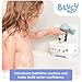 TOMY Toomies Shower & Scrub Bluey - Create Your Own Bubbles - Includes Rinsing Showerhead and Removable Bluey Toy - Interactive Bath Toys - Ages 18 Months and Up