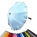 BAMBINIWELT - Ombrellone parasole per passeggino, passeggino, passeggino, modello universale UV50+ (azzurro)