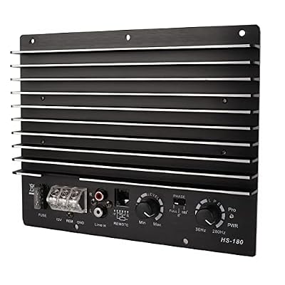 Black 12V Car Amplifier 1000W Car Audio Subwoofer Power Amplifier Multi for Automobile