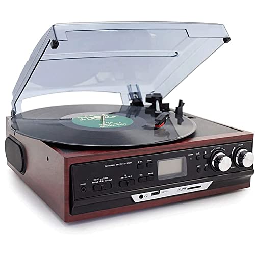 Brun Moderne Multi-Fonctionnel Vinyle Phonographe Record Vieux Tourne-Disque Antique Gramophone Audio Bande Radio U Multi-Fonction Bluetooth - Les Beatles, Paul McCartney, John Lennon, RIngo Starr, George Harrison Brun Moderne Multi-Fonctionnel Vinyle Phonographe Record Vieux Tourne-Disque Antique Gramophone Audio Bande Radio U Multi-Fonction Bluetooth
