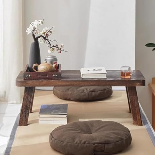 Image of 65Cm Japanese Style Sheesham Wood Coffee Table for Living Room, Dining Room, Bedroom, Kitchen, Office Home Decor (85 * 42 * 35 Cm)
