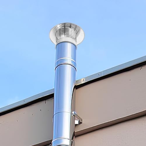 Tapa de Chimenea NIYANGLE de Acero Inoxidable 304 Circular 4