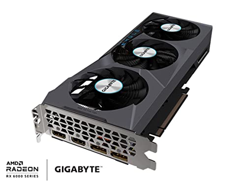 Image of GIGABYTE Radeon RX 6650 XT Eagle 8G Graphics Card, WINDFORCE 3X Cooling System, 8GB 128-bit GDDR6, GV-R665XTEAGLE-8GD Video Card