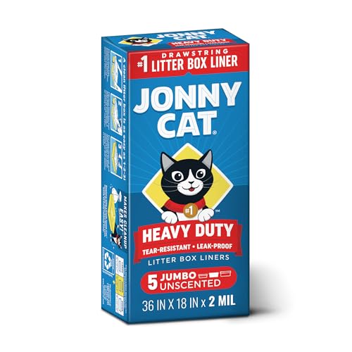 JONNY CAT Heavy-Duty Litter Box Liners