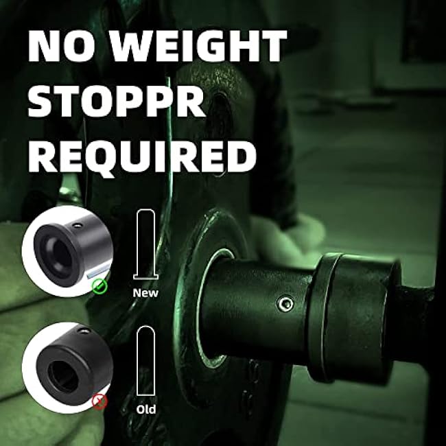 Olympic Adapter Sleeve (2 PCS), Contains 2 Spring Barbell Rings, Olympic Weight Plate Posts, Suitable for 8 ich and 11 inch Standard Barbell