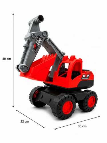 Image of Big JCB Toy (Red) | Plastic material