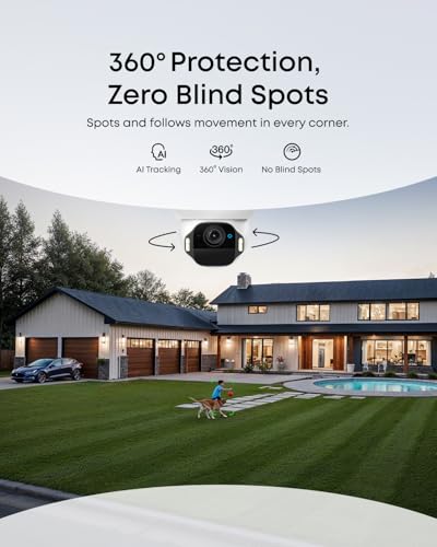 eufy Security SoloCam E42, 4K Security Camera Wireless Outdoor, HomeBase S380 Compatible, Solar Powered, AI Motion Tracking, Strobe Light, Pan & Tilt, Facial Recognition, Local Storage Up to 16 TB - Image 2