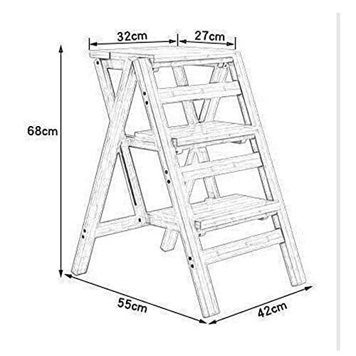 Chaise d'escalier à double usage pour simplifier le rangement intérieur - 3