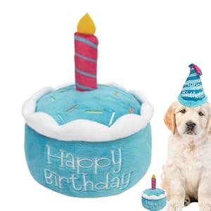 Generic Plüschkuchen Hundespielzeug zum Geburtstag