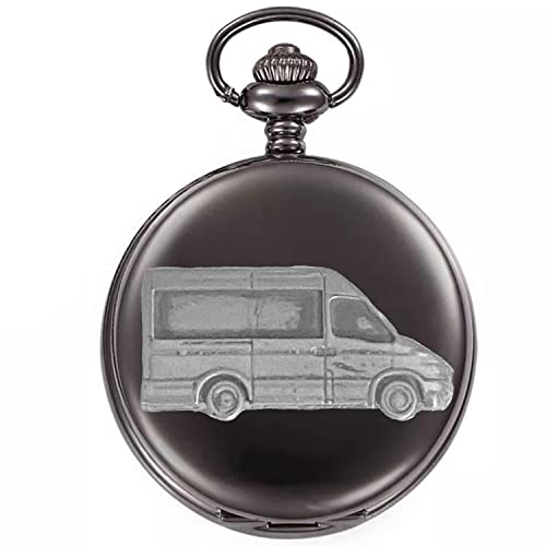 Montre de poche Refa25 Minibus à quartz, cadeau idéal pour homme
