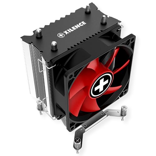 Xilence I402 Intel Cooler, Nero/Rosso - 6