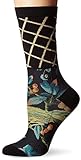 Stance Women's Tweets Mcgee Floral Lattice Arch Support Everyday Crew Sock