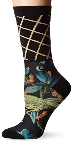 Stance Women's Tweets McGee Floral Lattice Arch Support Everyday Crew Sock