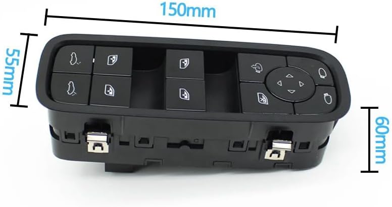 Window Switch for Porsche Panamera Cayenne 2017-2024, Car Driver Master Power Window Lifter Switch