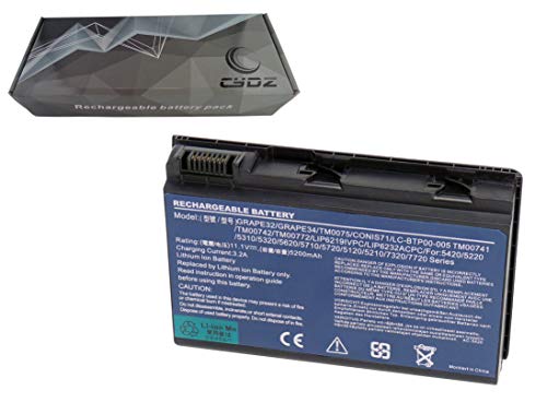 reemplazar por 5200mAh 11.1V batería para portátil GRAPE32 GRAPE42 TM00741 TM00751 CONIS71 para Acer Extensa 5210 5220 5230 5420 5430 7220 Acer TravelMate 5220 5520 5310
