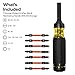Klein Tools 32315HD 15-in-1 Multi-Bit Ratcheting Screwdriver, Impact-Rated, 7 Double-Ended ProFlex Torsion Zone Tips, 1/4-Inch Nut Driver, 8-Piece