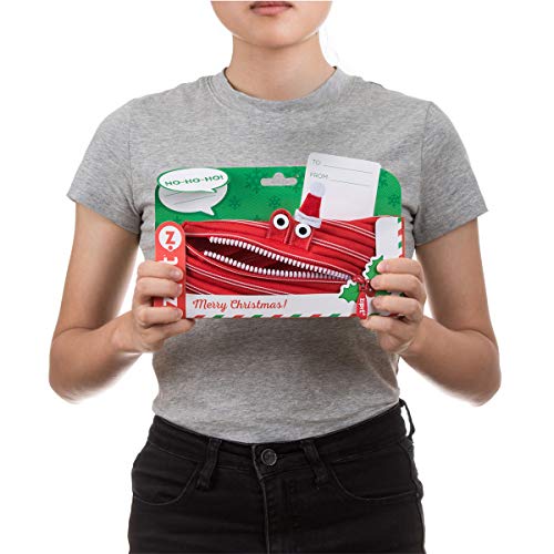 Image of ZIPIT Polyester Christmas Monster Pouch, Gift Pack, Red