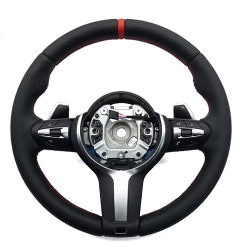 �����ԗp�X�e�A�����O�z�C�[���A�Z���u�� Compatible With For 3 5 Series �V���[�Y�J�[�A�N�Z�T���[�ƌ݊����̂��� Pu ���b�h���C���ƐԃZ���^�[�}�[�N�X�e�A�����O�z�C�[�� M ���S�̌���(5 series red)