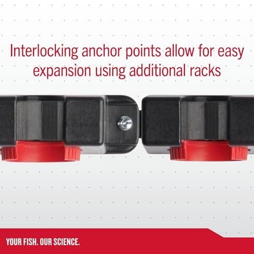 Twist Lock Utility 4 Rod Rack Black/Red by Berkley - Image 6