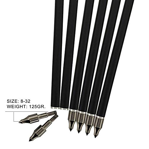Reegox 20 Inch Crossbow Bolts Bio With 4-Inch Vanes(Pack Of 12) #TOP3