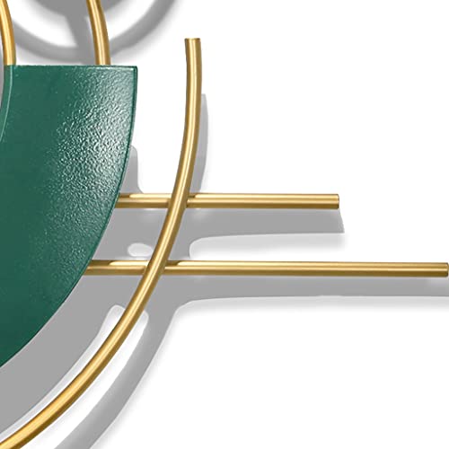 Reloj de pared analógico silencioso de metal hecho a mano miniatura 5