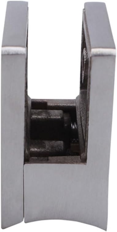 Adjustable Glass Shelf Brackets (4 Pack) – 1/3"-1/2" 304 Stainless Steel Clamps for Floating Shelves/Railings