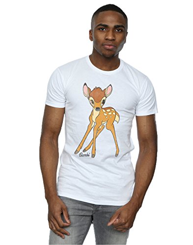 Disney Men's Bambi Classic Bambi T-Shirt XX-Large White