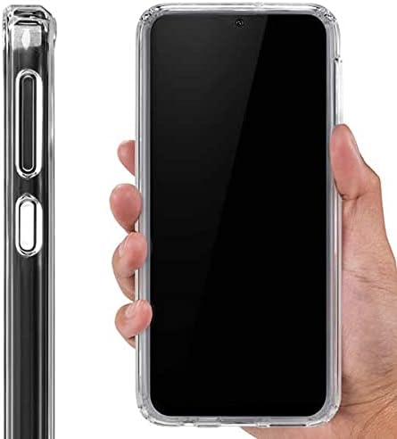 Skinit Clear Phone Case Compatible with Galaxy A50 - Officially Licensed Disney The Nightmare Before Christmas Jack and Sally Meant to Be Design