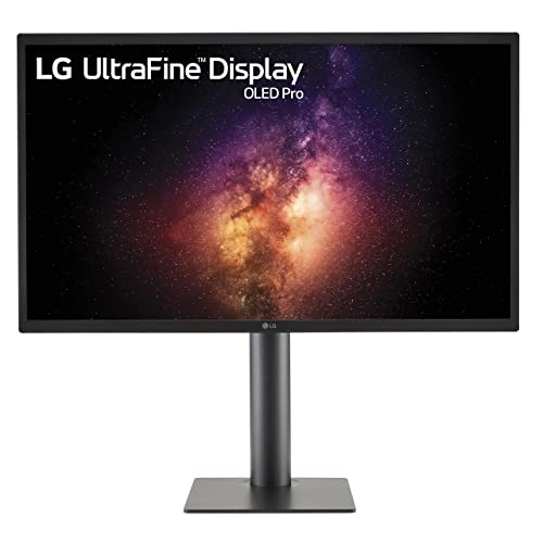 LG Ultrafine™ OLED Monitor (27EQ850) – 27 inch 4K UHD (3840 x 2160) OLED Pro Display with Adobe RGB 99%, DCI-P3 99%, 1M:1 Contrast Ratio, Hardware Calibration, Multi-Interface, USB Type-C™ (PD 90W)