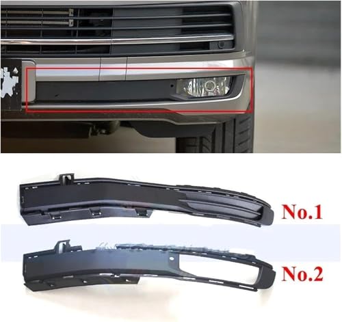 Rejilla delantera de parachoques compatible con VW Transporter y Multivan T6 2016-2019 derecho 5