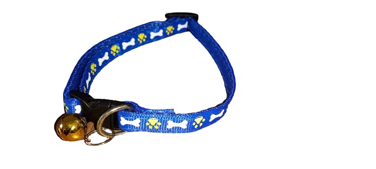 Smart Pups Dog Collar Bone and panja Print Collar for Dogs Pack of 1 Pcs (Blue) (B0BTHXH8QK) Amazon Price History, Amazon Price Tracker