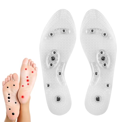 Plantillas magnéticas para masaje y alivio del dolor, transparentes talla 7.5-9.5 miniatura 2