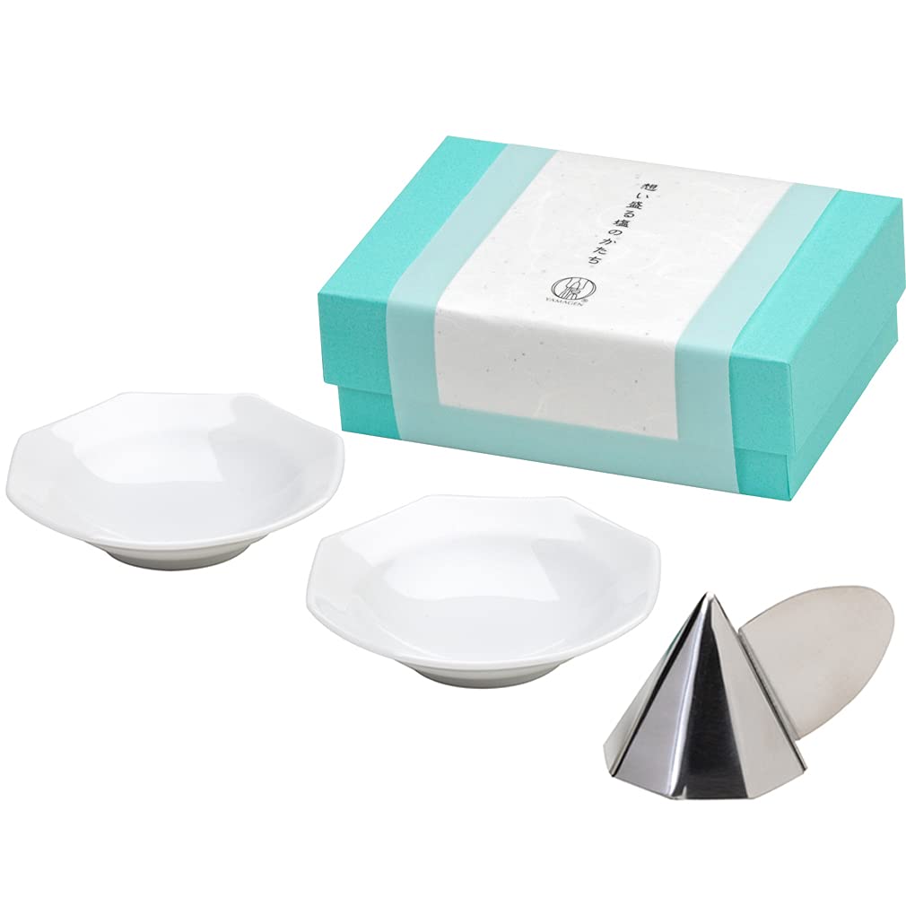 Amazon｜CERAMIC Arte (セラミックアルテ) 盛塩セット (白八角盛塩皿2