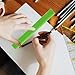 TOYANDONA Braille Measuring Ruler Blind Braille Measuring Tool Blind Learning Supply for Blind Green