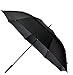 LifeTek Hillcrest 62 Inch Golf Umbrella Automatic Open Extra Large Windproof Double Canopy With Big Wind Release Vents 210T Teflon Rain Repellant Protection Sun Rain Sports Formal Occasions Black