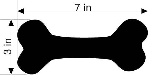 Miniatura 3 de Calcomanía magnética para parachoques de coche, diseño de perro Bulldog Francés, mamá, perro, hueso, 3 x 7 pulgadas