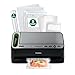 Foodsaver V4400 2-in-1 Vacuum Sealer Machine with Automatic Bag Detection and Starter Kit | Safety Certified | Black & Silver
