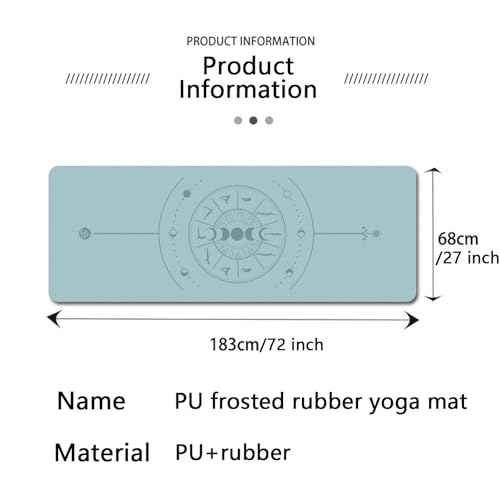 Tapis yoga antidérapant confortable résistant à la transpiration - 5