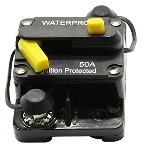 QZCX 30A50A100A150A300A Resettable Circuit Breaker 12V-48V Recovery Yacht RV Truck Universal Marine Accessories(300A)